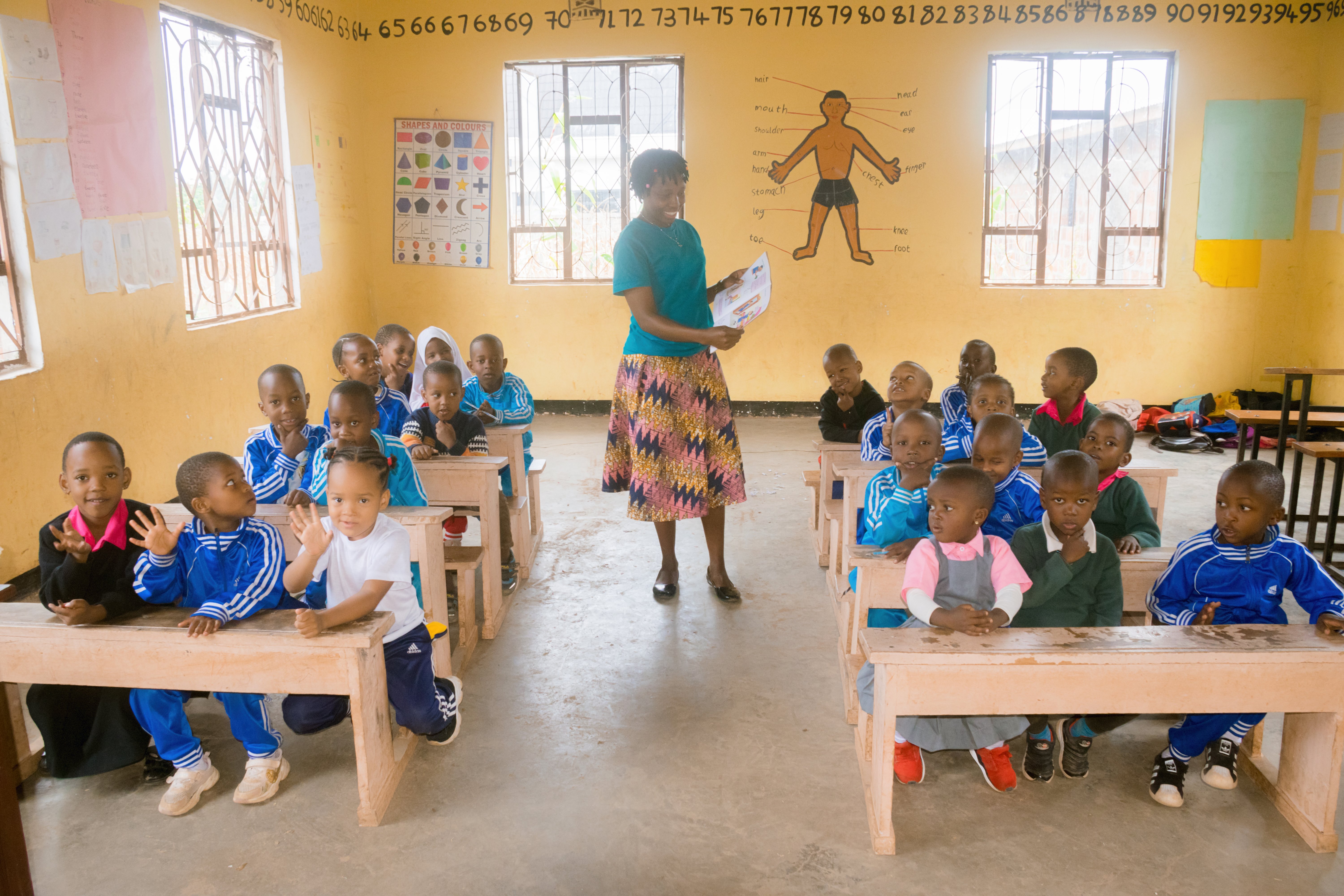 SIGI Foundation School  Students Respond To A Teacher